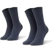 Tommy Hilfiger Strumpor - 2-pack - Casual - Blåmelerad - - 39/42 - Strumpor