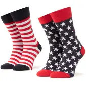 Tommy Hilfiger 2 Pack Star And Stripe Ankle Socks