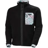 Helly Hansen Panorama Pile Snap, Fleecejacka, Herr, Svart