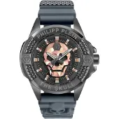 Philipp Plein PWAAA2324 The Skull Herrklocka 44mm grå