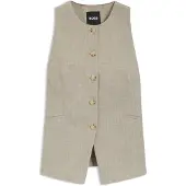 BOSS Slim-fit waistcoat in virgin wool