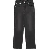 Levi's Girls' Wide Leg Jeans Junior, svart