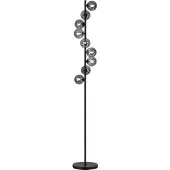 Schöner Wohnen Golvlampa Dubai, Svart, Vardagsrum / matsal, Metall, Modern, Golvlampa