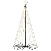 Konstsmide Metalljulgran, 515 amber LED
