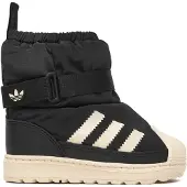 Adidas Originals Snöboots 'Superstar 360' svart / vit
