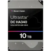 Western Digital WD Ultrastar DC HA340 WUS721210BLE6L4 - Hårddisk - datacenter - 10 TB - inbyggd - 3.5 - SATA 6Gb/s - 7200 rpm - buffert: 512 MB