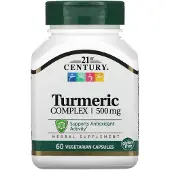 21st Century , Turmeric Complex, 500 mg, 60 Veggie Capsules