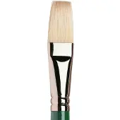 Winsor & Newton Winton Hog ??Bristle Brush Flat 12 Green