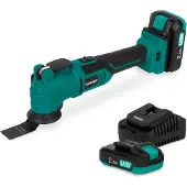 Vonroc Multiverktyg 20V | Inkl. 2x 2,0Ah Batterier och Snabbladdare