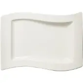 Villeroy & Boch New Wave Gourmettallrik 33x24 Cm - Mattallrikar Porslin Vit