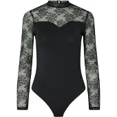 Pieces Milly Lace Långärmad Body