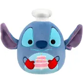 Squishmallows Gosedjur - 20 cm - Stitch m. Tårta - - One Size - Gosedjur