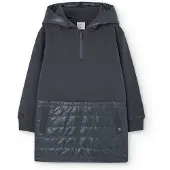 Boboli Fleece Combined Klänning Med Långa ärmar