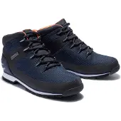 Timberland för män. TB1A1QKA0191 Euro Sprint marinblå vattentäta skor i mellanmodell (41), Karta, Nyckelband, Casual, Marino