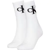 Calvin Klein 2 Pack Soft Cotton Stretch Crew Socks