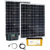 Phaesun Solar Rise Two 2.0 600078 Solcells-kit 100 W inkl. laddare