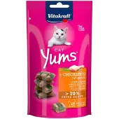 Vitakraft Cat Yums kyckling med kattgräs kattgodis (40 g)