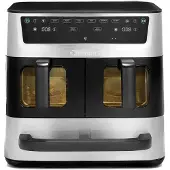 Cuisinart TriZone Varmluftsfritös 13.6 l Silver, Svart