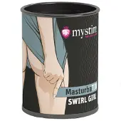 Mystim - masturbator för män - vågig struktur - vit