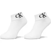 Calvin Klein 2 Pack Soft Cotton Stretch Ankle Socks