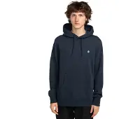 Element - Sweatshirts - Icon Embroidery Hooded Sweatshirt Eclipse Navy för UnisexBomull - Storlek S - Marinblå