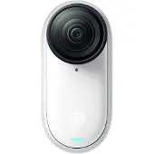 Insta360 Go 3S - Standard Bundle - aktionkamera - 4 K / 30 fps - blixt 64 GB - Bluetooth, Wi-Fi - undervatten upp till 10 m - arktisk vit