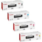 Canon 718 BK/C/M/Y toner 4-pack (original)
