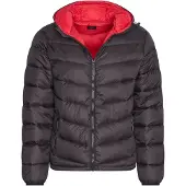 Cappuccino Italia Jacka Vinter Hooded Vinterjacka Svart Svart