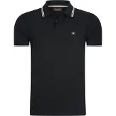 Cappuccino Italia Polo SS Polo Applique Pique Svart