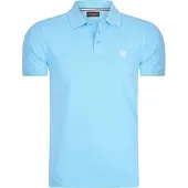 Cappuccino Italia Polo SS Polo Plain Pique Blå
