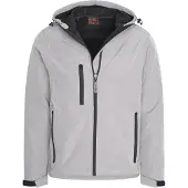 Cappuccino Italia Outdoor Jacka Softshell Hood Jacka Grå Grå