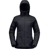 Norrøna - Vandringskläder dam - Femund Thermo60 Zip Hood W Caviar Black för Unisex - Storlek L - Svart