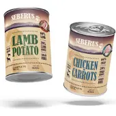 Seberus Chicken & Lamb spannmålsfritt våtfoder hund - mixtray