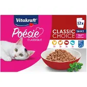 Vitakraft Poésie Classique Poultry Choice i gelé våtfoder katt