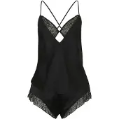 Triumph Kort pyjamas 'A Weekend to Remember' svart