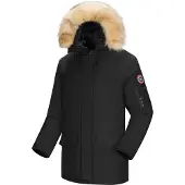 Subprime Jacka vinter Parka Tommy Svart
