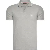 Cappuccino Italia Polo SS Polo Applique Pique Grå