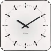 Karlsson väggklocka Sucinto Dome square white KA6085WH