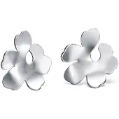 Kalevala Koru x Marimekko Unikko-örhängen mini silver 261001203T