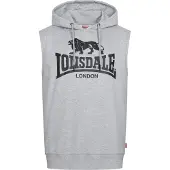 Lonsdale Sweatshirt 'Bignor' gråmelerad / svart