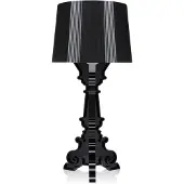Kartell Design bordslampa Bourgie, dimbar, Svart, Vardagsrum / matsal, Syntetmaterial, Design, Bordslampa