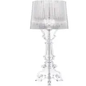 Kartell Design bordslampa Bourgie, dimbar, Genomskinlig / transpare, Vardagsrum / matsal, Syntetmaterial, Design, Bordslampa