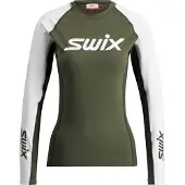 Swix Women’s RaceX Dry Long Sleeve Olive/ Agave Green