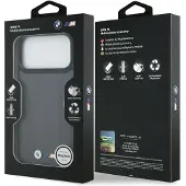 BMW M Quiltad Logo MagSafe-fodral för iPhone 17 Pro Max - grafit