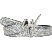 GIUSEPPE ZANOTTI DESIGN Bälte ljusgrå / silver
