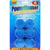 Powerhouse Hygieniska Blåa Toalettblock – 6 st