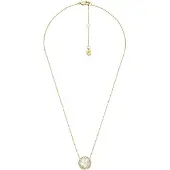 Fossil Halsband guld / transparent / vit