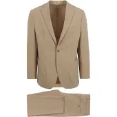 Suitable Travel Tech Kostym Beige Storlek