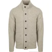 Barbour Men's Elbow-Patch Cardigan New Stone