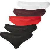 Calvin Klein 5 Pack Thongs - Icon Logo
